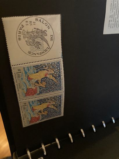 null Lot : enveloppes 1er jour et quelques timbres (album et vrac)