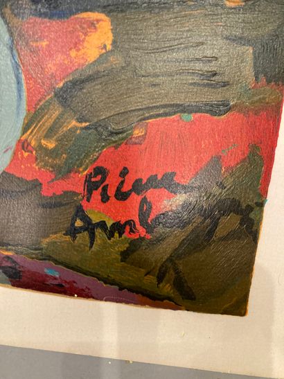 null Pierre AMBROGIANI (1907-1985)

Bouquet dans un vase 

lot de trois gravure sur...