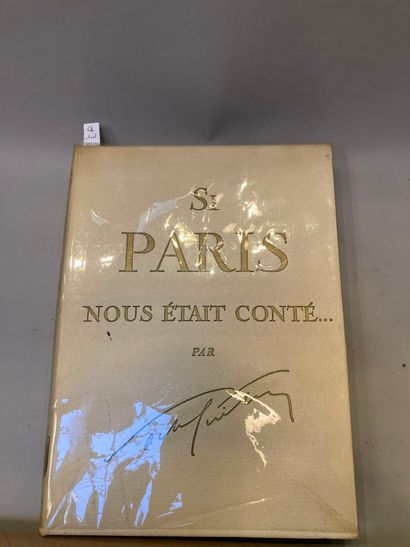 null SACHA GUITRY Si Paris nous était conté. Raoul Sola, 1956.

Exemplaire numéroté...