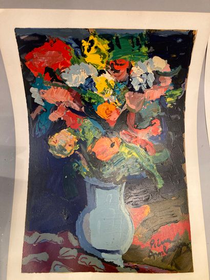 null Pierre AMBROGIANI (1907-1985)

Bouquet dans un vase 

lot de trois gravure sur...