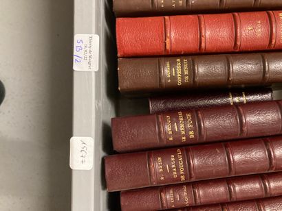 null 
Ensemble de livres reliés dont : DORAT La Haye 1773, GIRAUDOUX, GREEN, BOSSUET,...
