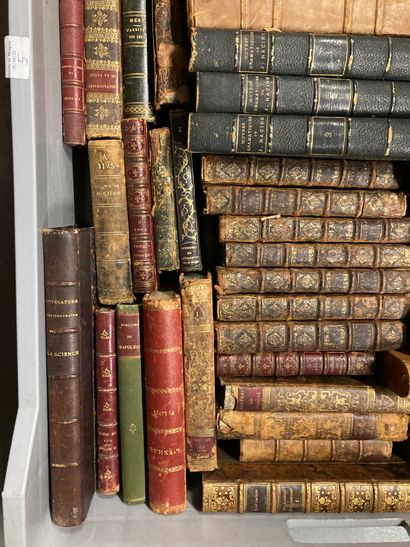 null Lot de volumes reliés XVIIIème-XIXème siècles, lot de volumes, percaline

(en...