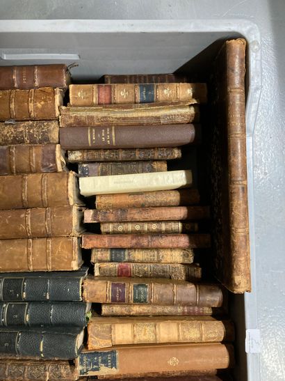 null Lot de volumes reliés XVIIIème-XIXème siècles, lot de volumes, percaline

(en...