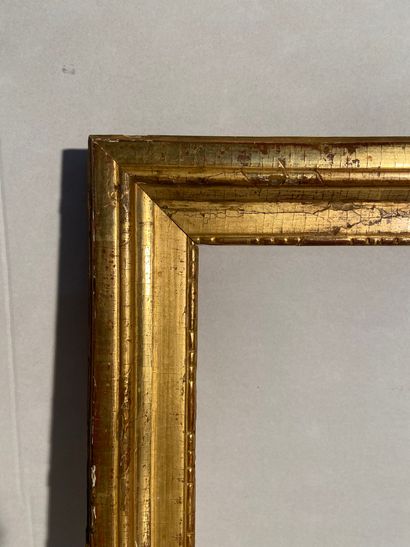 null Molded and gilded wood frame 

Eighteenth century

(accidents, modified in its...