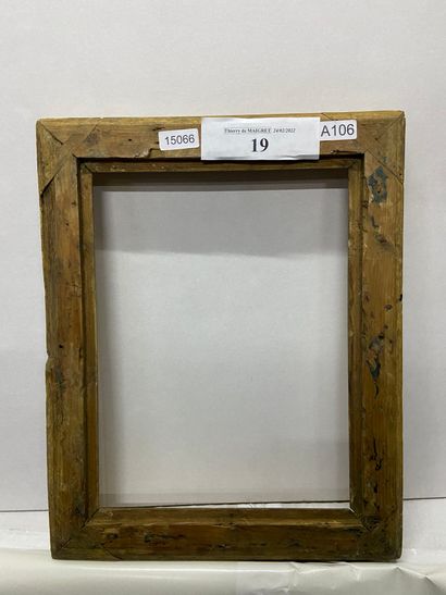 null Cadre en bois et pâte doré dit profil à pente

France, XIXème

23,5 x 31,5 x...