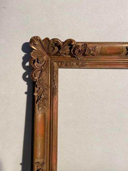 null Wood and stucco frame with patina and gilding

Louis XIV style

26 x 34 x 7...