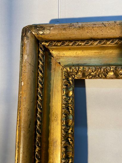 null Cadre en bois mouluré et doré dit Carlo Maratta 

Rome, début XVIIIème

82 x...