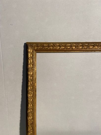 null Carved and gilded oak stick with Bérain decoration (gilded and cut)

Louis XIV...