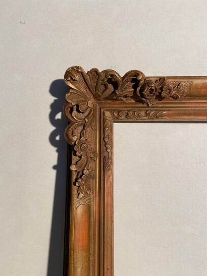 null Wood and stucco frame with patina and gilding

Louis XIV style

26 x 34 x 7...