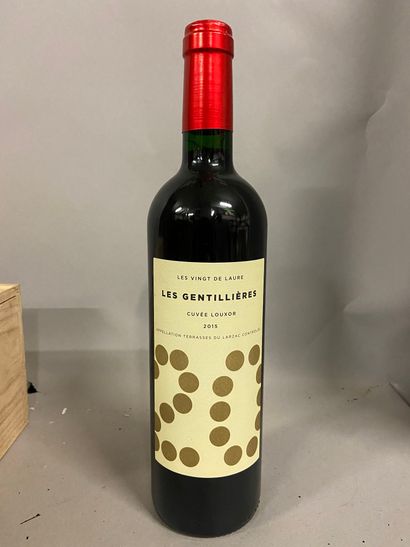 null 36 bouteilles TERRASSES DU LARZAC, "Cuvée Louxor", Les Gentillières 2015 (e...