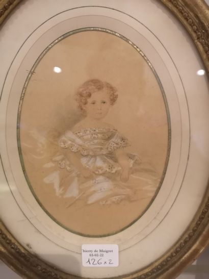 null Ecole française du XIXe siècle. 

Portrait en buste de l’impératrice Catherine...