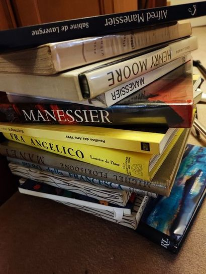 null Lot of art books including Manessier, Fra Angelico, Lebasque, Giacometti, Manet...