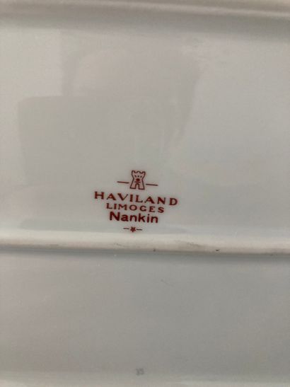 null Partie de service à café Haviland, modèle Nankin comprenant tasses, sous-tasses,...