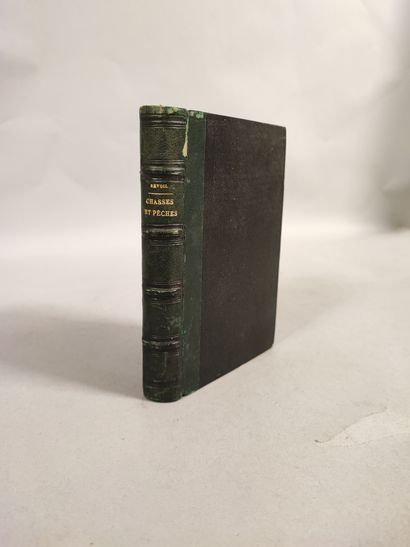 null Benedict H. Revoil. Hunting and fishing in the other world. Paris 1856. Bound...