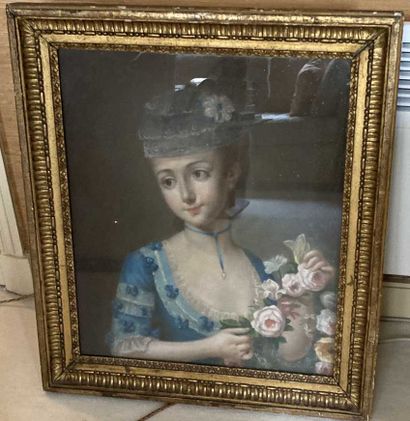 null Ecole française du XVIIIème siècle

Femme au bonnet et au bouquet

Pastel (ref....