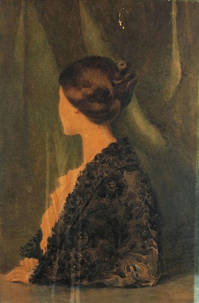 Mathilde BONAPARTE dite Princesse MATHILDE (Trieste 1820 - Paris 1904) Portrait de...