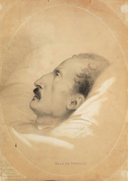 Emmanuel Auguste MASSE (Elboeuf 1818 - Neuilly 1881) Portrait de Joachim Charles...