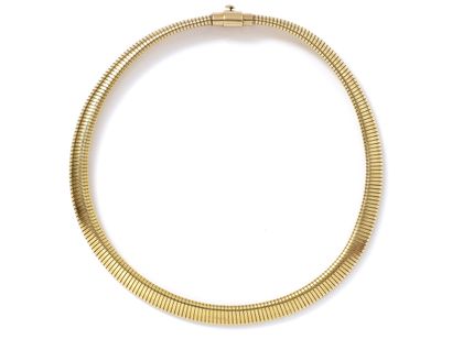 Flexible necklace in gold 585 thousandths,...