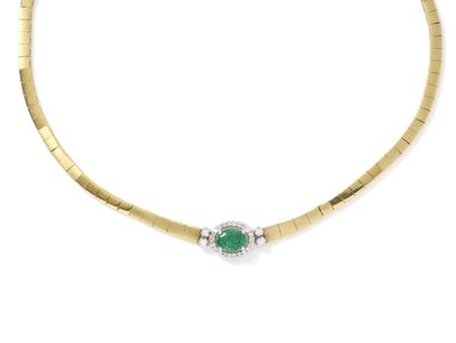 Flexible necklace in gold 750 thousandth,...