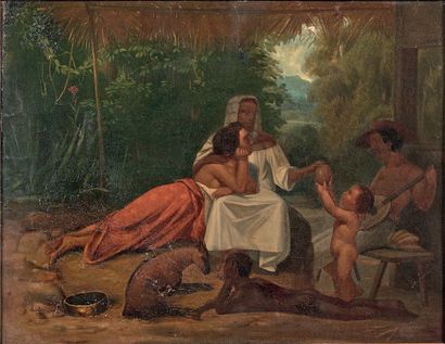 Attribué à Jean Léon PALLIERE (1823-1887) 


Indios changos dans un paysage 



Sur...