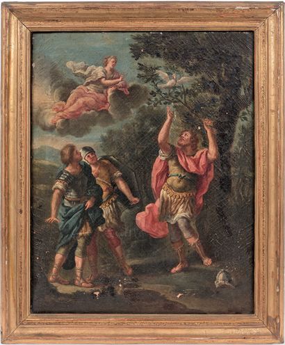 ÉCOLE ROMAINE XVIIe siècle, suiveur de Pierre de CORTONE