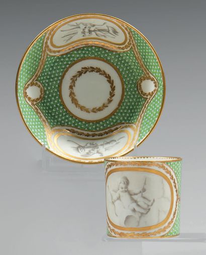 18th century Sèvres porcelain goblet (2nd...