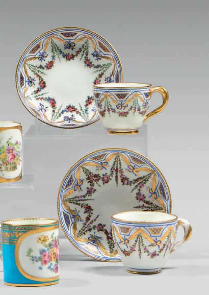Two 18th century Sèvres porcelain 