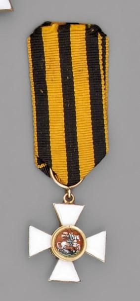 null Croix de chevalier de 4e classe de l'ordre de Saint-Georges, décernée au colonel...