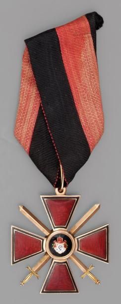 null Croix de 3e classe de l'ordre de Saint-Wladimir à titre militaire, avec glaives...