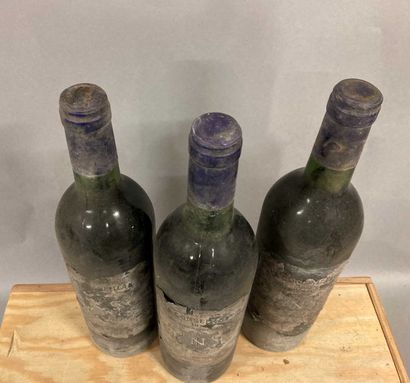 null 3 bouteilles Château LA CONSEILLANTE, Pomerol 1975 (es, ett, ea, 1 eta, 1 J...