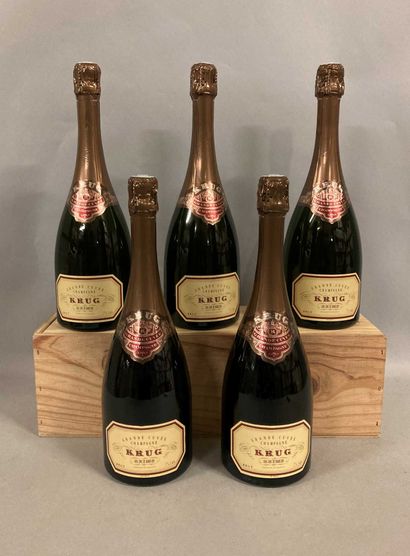 null 
5 bouteilles CHAMPAGNE "Grande Cuvée", Krug
