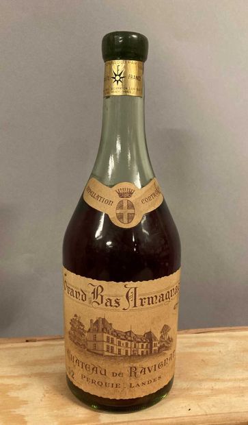 1 bouteille BAS-ARMAGNAC Ch. De Ravignan...