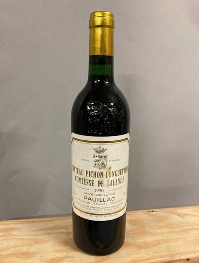 null 1 bouteille Château PICHON-LONGUEVILLE-COMTESSE, 2° cru Pauillac 1990