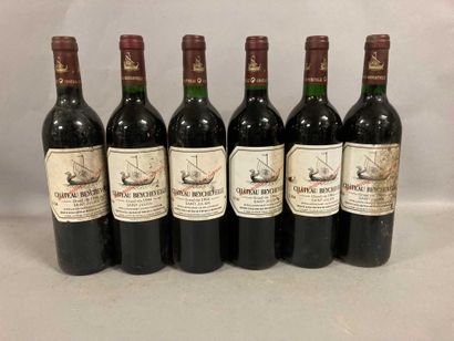 null 6 bouteilles Château BEYCHEVELLE, 4° cru Saint-Julien 1994 (es, ea, 2 et, 4...
