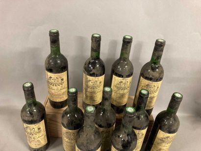 null 11 bouteilles Château DES JUDES, Bordeaux (9 de 1985: es, et, 2 LB, 3 TLB; 2...