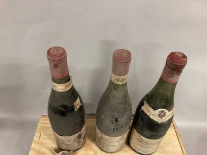 null 3 bouteilles POMMARD, Charles Viénot 1959 (es, ett, 1 LB, 1 MB, 1 B/V, 1 millésime...