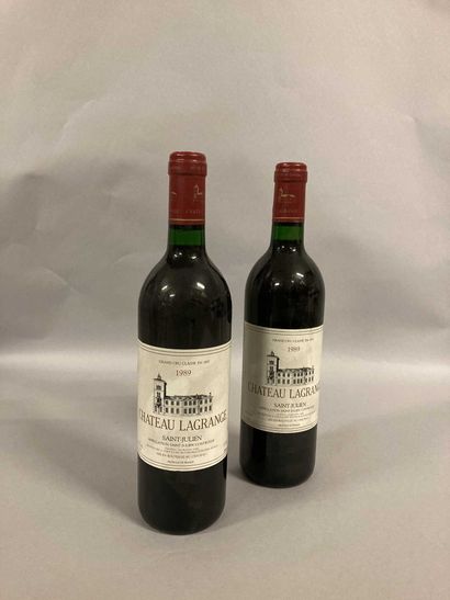null 2 bouteilles Château LAGRANGE, 3° cru Saint-Julien 1989 (es)