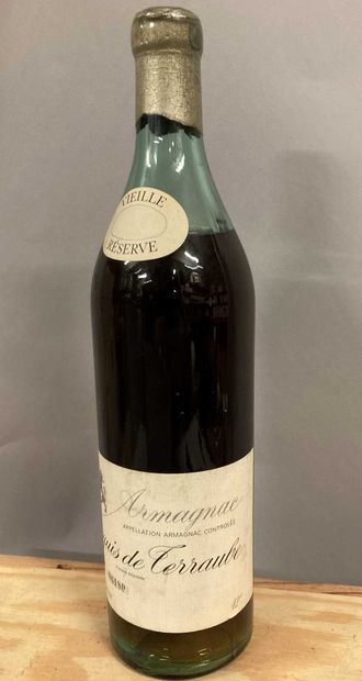 null 1 bottle ARMAGNAC "Vieille Réserve", Marquis de Terraube (set in the 40s, M...