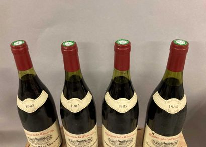 null 4 bouteilles SANTENAY "Clos Rousseau 1er cru", Y. Girardin 1985 (TLB)