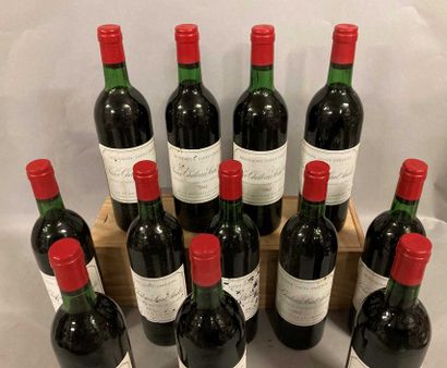 null 12 bottles VIEUX Château SAINT-ANDRE, Montagne-St-Emilion 1982 (elt,1 ea, 1...