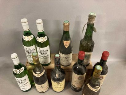 null 10 bouteilles DIVERS (es, et: 1 Ch. Meyney 1966, LB; 2 Dufouleur Frères Bourgogne...