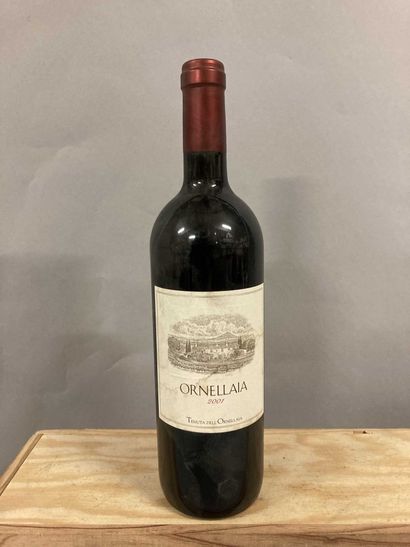 1 bouteille BOLGHERI Ornellaia 2001 (et,...