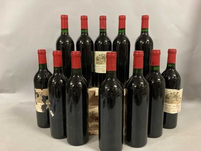 null 12 bouteilles Château MAGDELAINE, Grand cru, St-Emilion 1986 (es, ett, eta,...