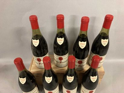 null 8 bouteilles VOSNE-ROMANEE Veuve H. Moroni 1966 (6 TLB, 2 LB)