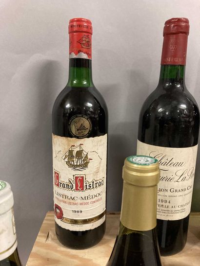 null 9 MISCELLANEOUS bottles (1 Ch. Grand Faurie La Rose 1994, 1 Ch. De Meursault...