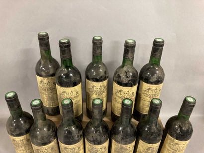 null 12 bouteilles Château DES JUDES, Bordeaux 1985 (es, et, TLB)