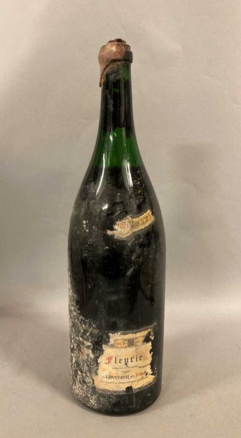 null 1 jeroboam BEAUJOLAIS Chevalier et fils 1971 (label in tatters but readable,...