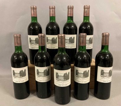 null 9 bouteilles Château DASSAULT, Grand Cru St-Emilion 1970 (6 TLB, 1 LB, 2 MB...