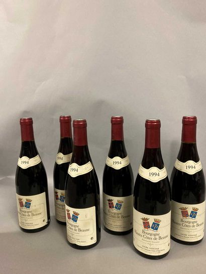 null 6 bouteilles HAUTES COTES DE BEAUNE Lycée Viticole 1994 (1 elt)