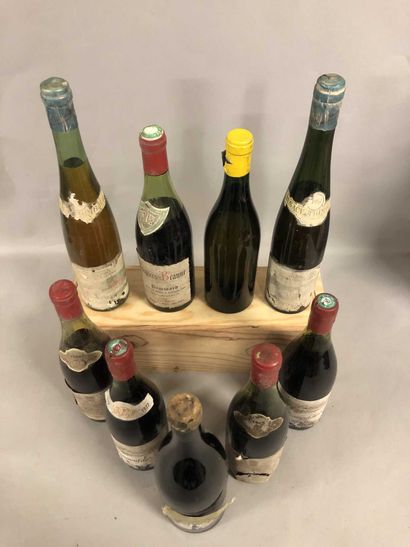 null 9 bouteilles DIVERS (1 Pommard Hospices de Beaune - Cuvée des Dames de la Charité...